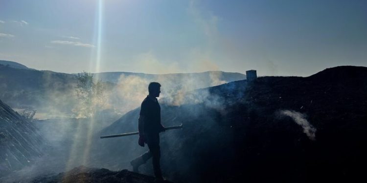 Günlerce süren kömür nöbeti