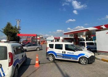 Akaryakıt istasyonunda yangın paniği