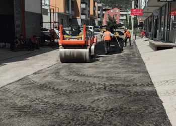 Murat Taşer Sokağa 100 ton asfalt