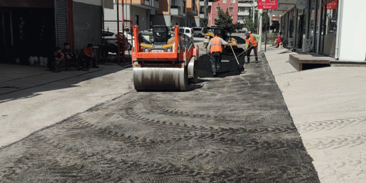 Murat Taşer Sokağa 100 ton asfalt