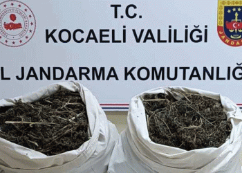 Kocaeli’de 7kilogram esrar ele geçirildi