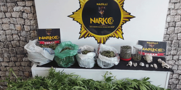 Nazilli’de uyuşturucu operasyonu