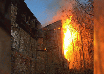 Başkentte yangın paniği