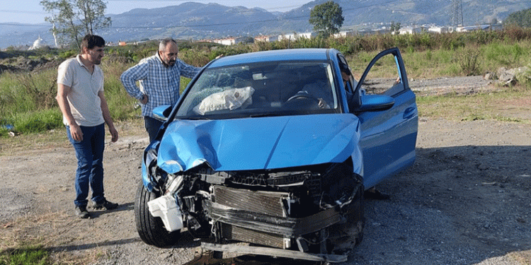 Samsun’da trafik kazası: 1 yaralı
