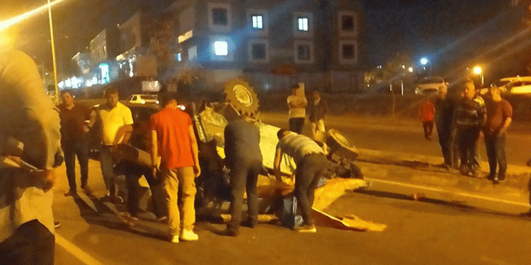 Patpat devrildi: 1 yaralı