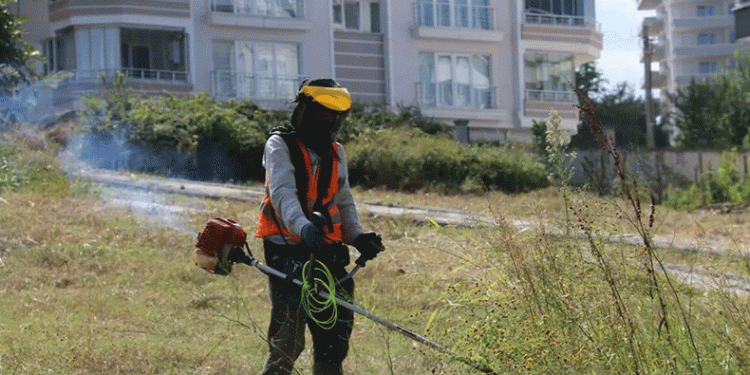 Atakum’un park ve bahçelerinde yoğun mesai