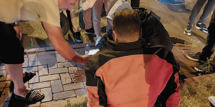 Motosiklet sürücüsü kazada yaralandı