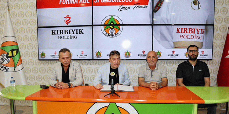 Kırbıyık Holding, Alanyaspor’a sponsor oldu