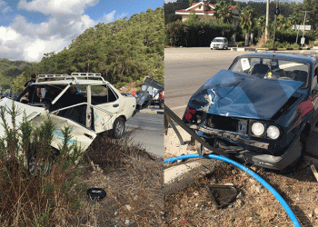 Fethiye’de trafik kazası: 2 yaralı