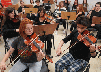 Muhteşem çocuklar konser için hazır