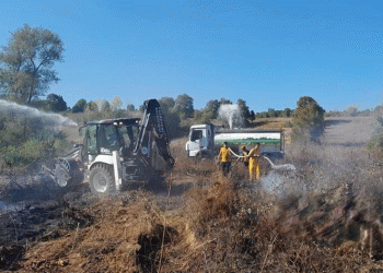 Pazaryeri’nde çıkan yangın söndürüldü