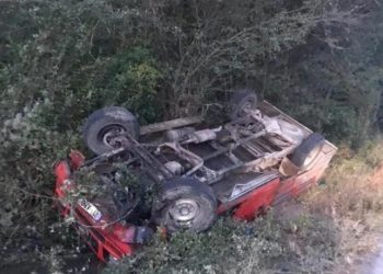 Belediye başkanının bulunduğu araç kaza yaptı