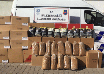 Jandarmadan kaçak tütün operasyonu