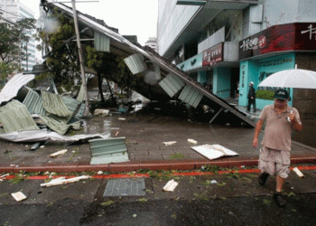 Tayvan’da Kouni Tayfunu