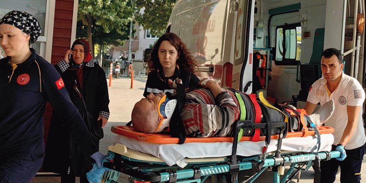 Yaşlı adam incir ağacından düştü