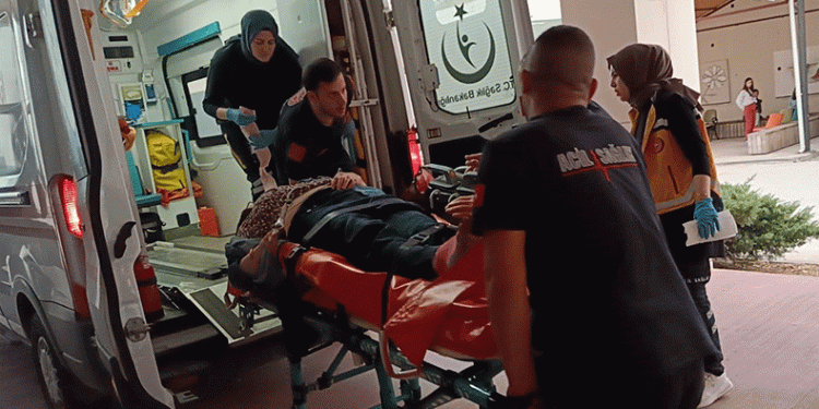 Elektrik akımına kapılan çift yaralandı