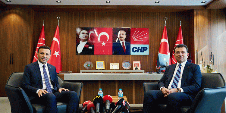 İmamoğlu’ndan Özgür Çelik’e tebrik ziyareti