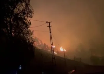 Trabzon’da şiddetli fırtına yangınlara neden oldu