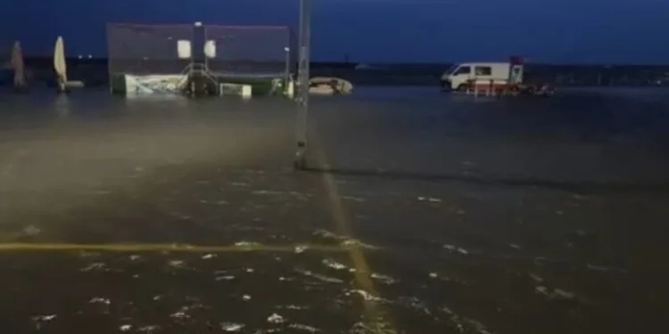Tekirdağ’da tsunamiyi andıran görüntüler