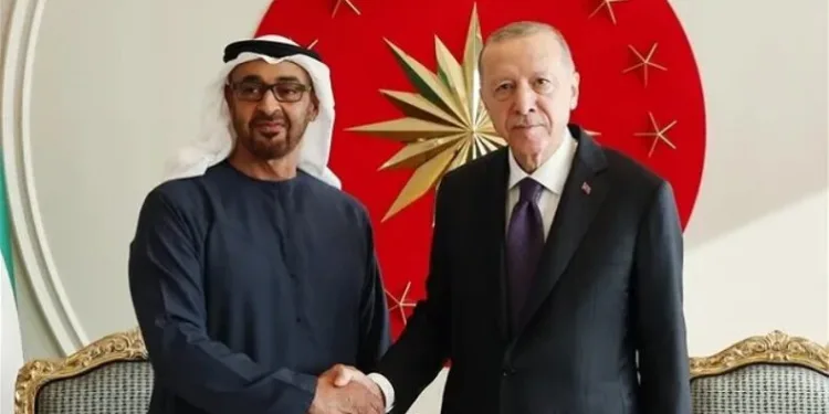 Erdoğan BAE Devlet Başkanı Al Nahyan ile görüştü