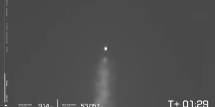 Blue Origin, 1 yıl sonra New Sheppard roketini yeniden fırlattı