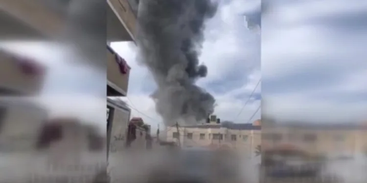 İsrail, yerleşim yerlerine hava saldırısı düzenledi