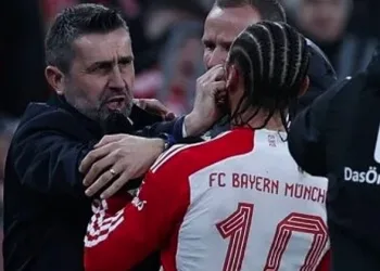 Bjelica’dan skandal hareket! Sane’ye tokat attı