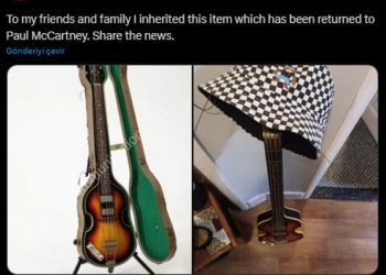 Paul McCartney’nin kayıp bas gitarı bulundu