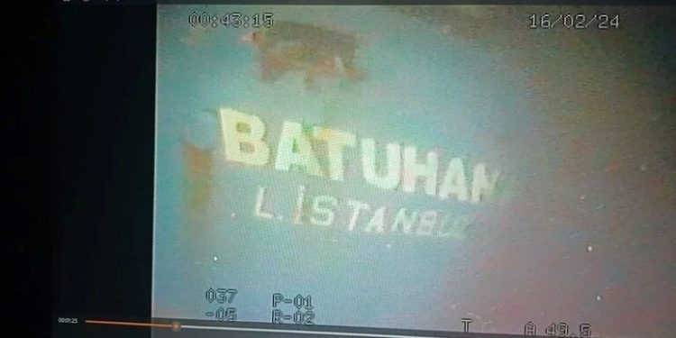 Marmara’da batan geminin son görüntüleri ortaya çıktı