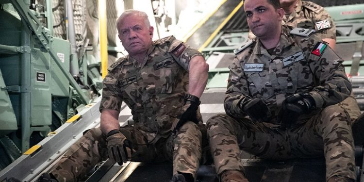 Ürdün Kralı, Gazze’ye düzenlenen yardım operasyonuna katıldı