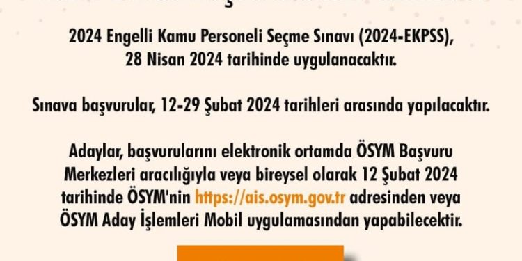 2024 EKPSS başvuruları başladı