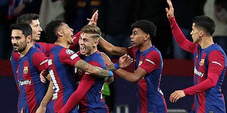 Barcelona bir üst tura yükseldi