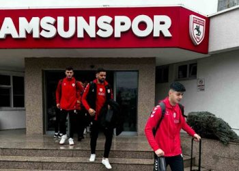 Samsunspor, Hatayspor maçı için Mersin’e gitti