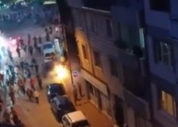 Bursa’da şampiyonluk maçı sonrası gergin anlar