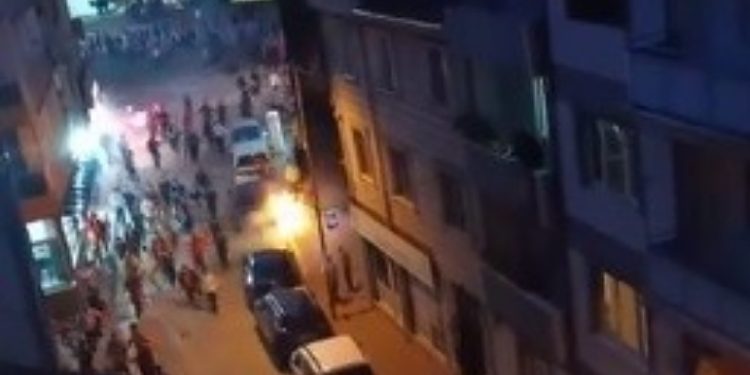 Bursa’da şampiyonluk maçı sonrası gergin anlar