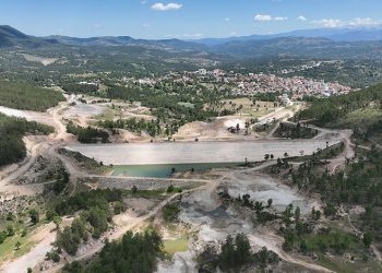 Kocadere Göleti’nde çalışmalar sürüyor