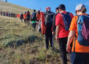 Sivri Tepe’nin zirvesinde İsrail protesto edildi