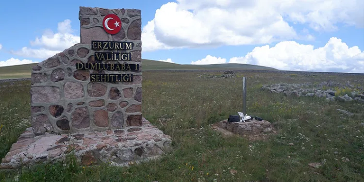 2 bin 750 rakımlı Dumlu Dağları’nda bir şehit yatağı
