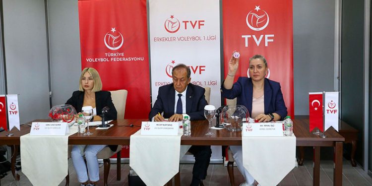 Erkekler Voleybol 1. Ligi’nde 2024-2025 voleybol sezonu fikstürü çekildi