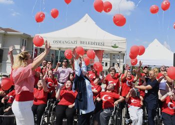 Engelli bireyler 30 Ağustos Zafer Bayramını coşkuyla kutladı