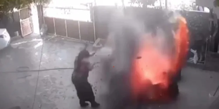 Hatay’da beton bomba gibi patladı