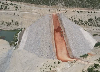 Menteş Barajı’nda inşaat çalışmaları devam ediyor