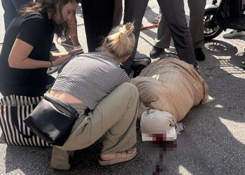 Kazada yaralanan sürücünün başından bir an olsun ayrılmadı