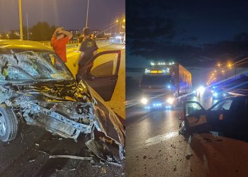 Amasya’da zincirleme kaza: 1 yaralı