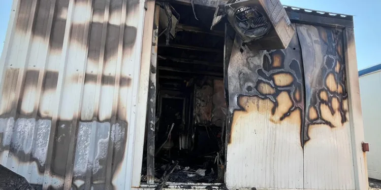 Kahramanmaraş Havalimanı’nda yangın