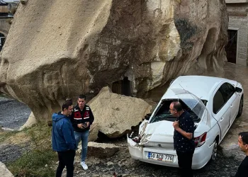 Kapadokya’yı sel vurdu