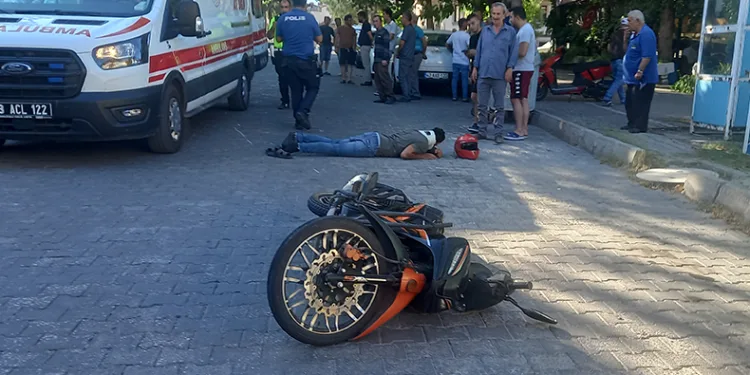 Yola fırlayan küçük çocuk kazaya neden oldu