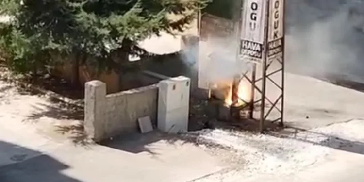 Siverek’te elektrik panosu patladı