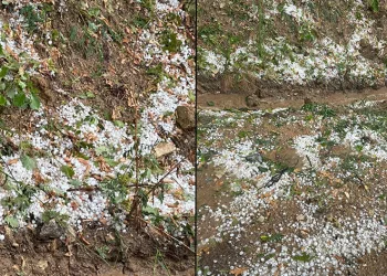 Bursa’da aniden bastıran dolu hayatı felç etti