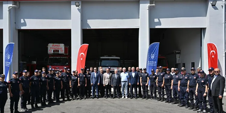 Bursa Büyükşehir’den dağ yöresine yeni itfaiye istasyonu